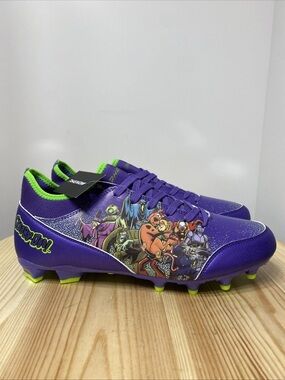 Scooby-Doo Unmasked Phenom Velocity 3.0 Purple Cleats Football Men’s Size 11